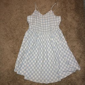 NWT Maurices checkered chambray dress